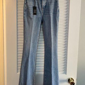 Ann Taylor Light Blue Flare Jeans